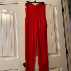 Express Red romper